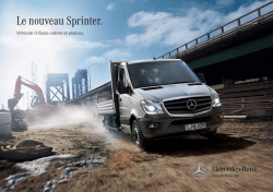 Télécharger la brochure Sprinter à plateau - Mercedes