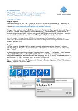 Guide di attivazione licenza
