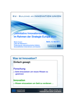 Innovation - Enterprise Europe Network - Berlin Brandenburg
