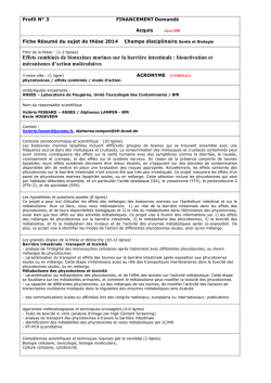 Fiche R&eacute;sum&eacute; - Universit&eacute; de Rennes 1