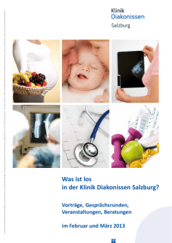 Was ist los in der Klinik Diakonissen Salzburg? - Evangelisches