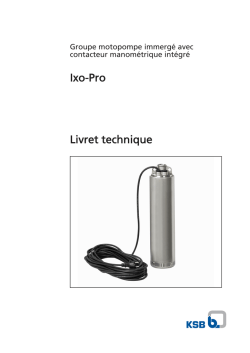 Ixo-Pro Livret technique