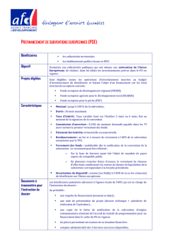 Fiche produits PSE A4