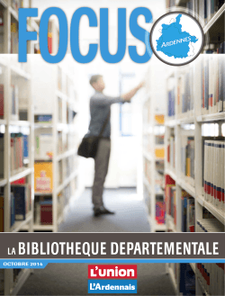 la bibliotheque departementale - Conseil Général des Ardennes