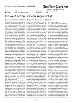 Ich wei&szlig; schon, was du sagen willst - Max Planck Institute for