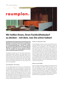 gesamten Artikel ansehen  - Raumplan Handels GmbH