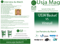 Petit Journal - USJA Basket
