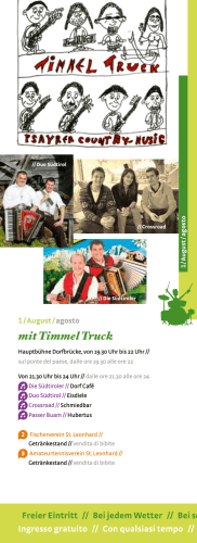 mit Timmel Truck - Tourismusverein Passeiertal