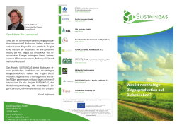 Was ist nachhaltige Biogasproduktion auf Biobetrieben?