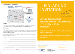 INVITATION EINLADUNG - Forum du bilinguisme