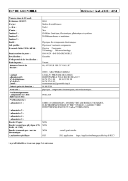INP DE GRENOBLE R&eacute;f&eacute;rence GALAXIE : 4051