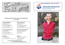 Durch Gottes Gnade bin ich, was ich bin. - LGV Bad Mergentheim