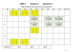 SMP-5 Section A Semestre 5