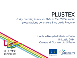 Plustex - presentazione del progetto
