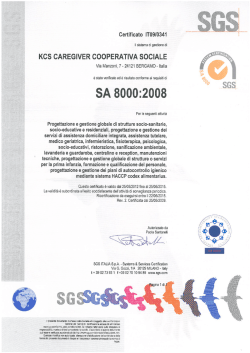 Download - KCS caregiver Cooperativa sociale
