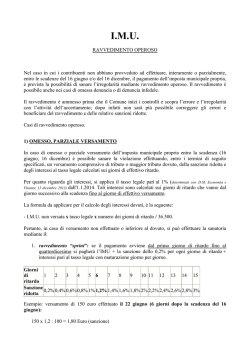 I.M.U. - Comune di Pescara
