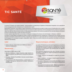 tic sAnté - Aquitaine Développement Innovation