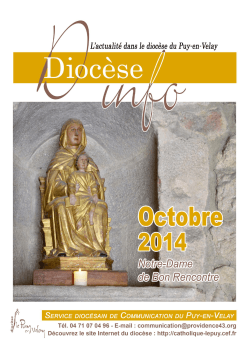CALENDRIER DIOCESAIN