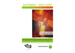 AUTISMUS - WAS TUN? - Heilpädagogische Gesellschaft Österreich