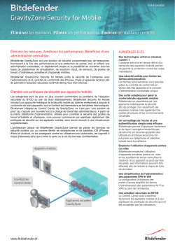 GravityZone Security for Mobile - virtu-desk