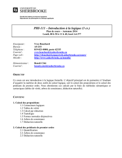 PHI-111 – Introduction à la logique (3 cr.)