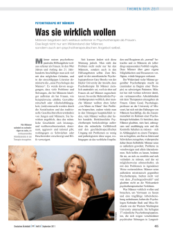 Was sie wirklich wollen - Deutsches Ärzteblatt