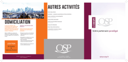 domiciliation autres activités