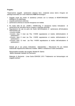 Il progetto educativo