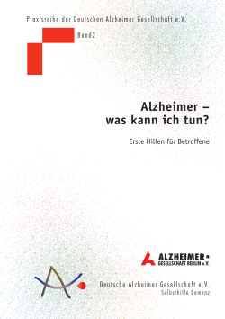 Alzheimer – was kann ich tun? - soziales-nidderau.de
