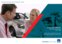 Adaptalia M&eacute;tiers - Axa
