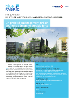 Blue Fabric - Ecoquartiers - VINCI Construction France