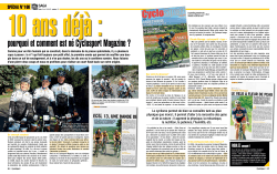 pourquoi et comment est né Cyclosport Magazine ?