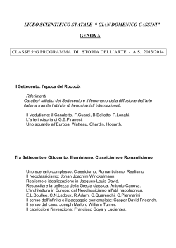 Programmi - Liceo Cassini