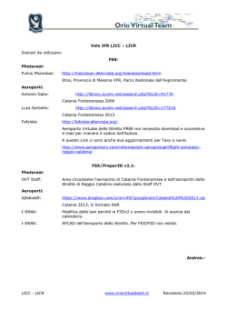 LICC - LICR www.oriovirtualteam.it Revisione:25/02/2014 Volo IFR