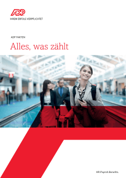 Alles, was zählt - ADP Employer Services GmbH