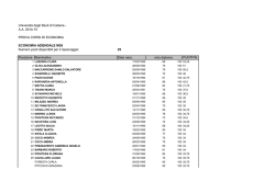 economia aziendale [m26] - Universit&agrave; degli Studi di Catania