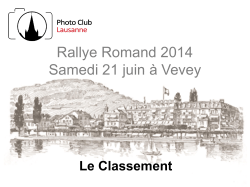 Rallye Romand 2014