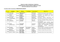 Elenco laureandi - Università degli Studi di Ferrara