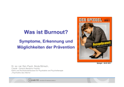 Was ist Burnout?