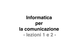 ICO 2013-14 Appunti 1-2
