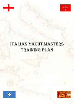 Italian Yacht Master Training Plan