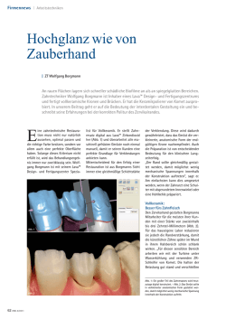 Hochglanz wie von Zauberhand - Komet Dental