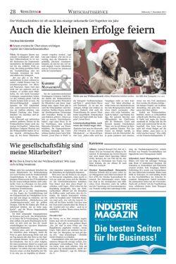 Dos & Donts bei der Weihnachtsfeier - First Impression