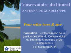 Présentation des sites de Guadeloupe – Conservatoire du littoral