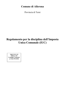 (IUC) (pdf) - Comune di Allerona