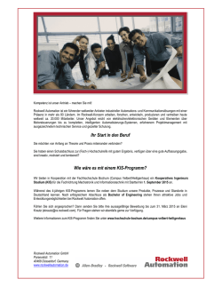 Ihr Start in den Beruf Wie w&auml;re es mit einem KIS-Programm?