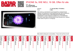 IPHONE 5s, WIE NEU, 16 GB, Offen für alle Netze - Bazar.at