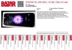 IPHONE 5s, WIE NEU, 16 GB, Offen f&uuml;r alle Netze - Bazar.at