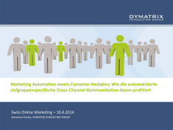 Marketing Automation meets Customer Analytics: Wie die