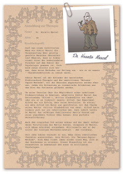 Dr. Horatio Marcel 68 Darf man einem verbitterten Mann wie Doktor